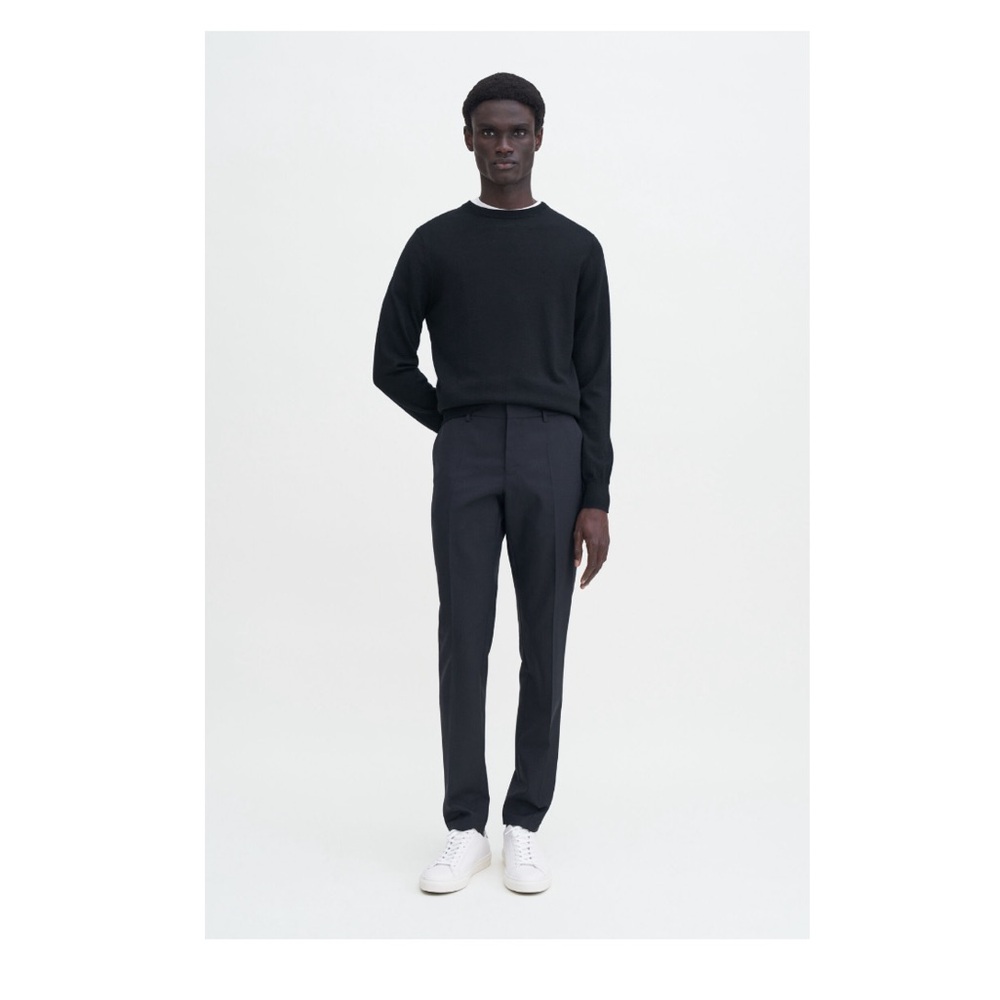 FILIPPA K Men’s Liam Wool Trousers in Navy
